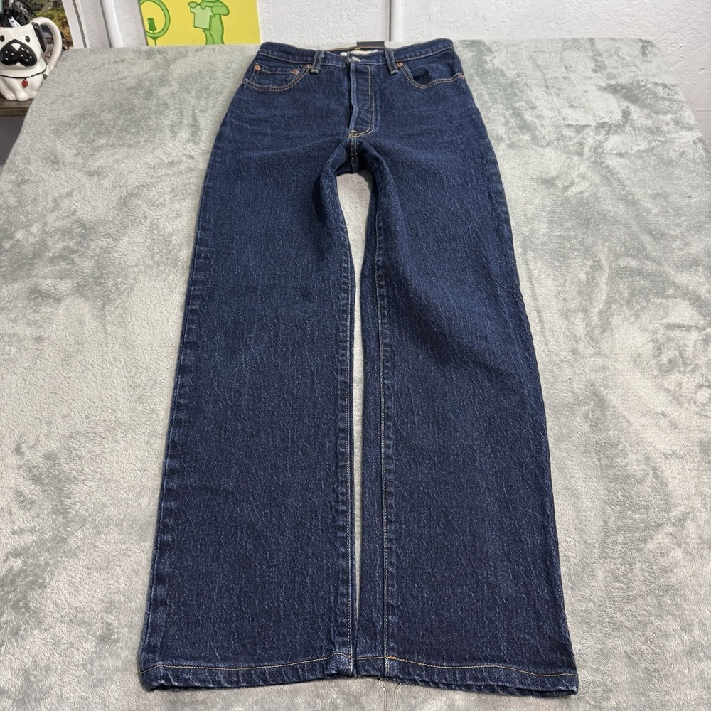 Levi's Women's Straight Leg Jeans in Dark Indigo